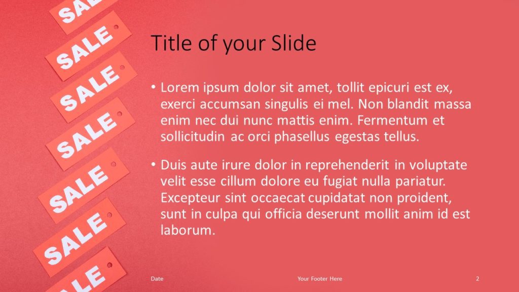 Free Sales Template for Google Slides – Title and Content Slide (Variant 1)