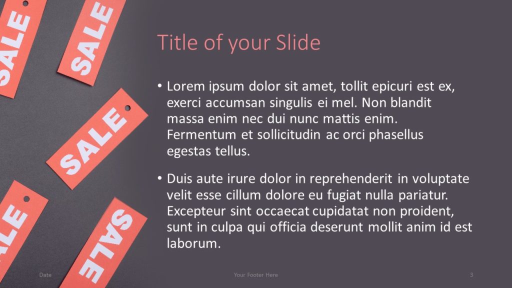 Free Sales Template for Google Slides – Title and Content Slide (Variant 2)