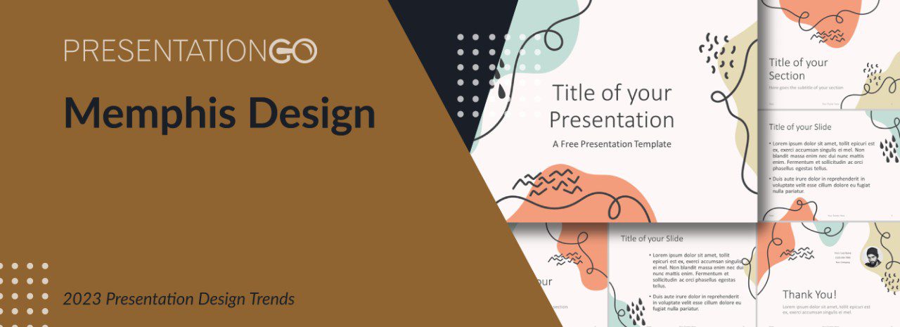 Memphis Design - 2023 Presentation Design Trends