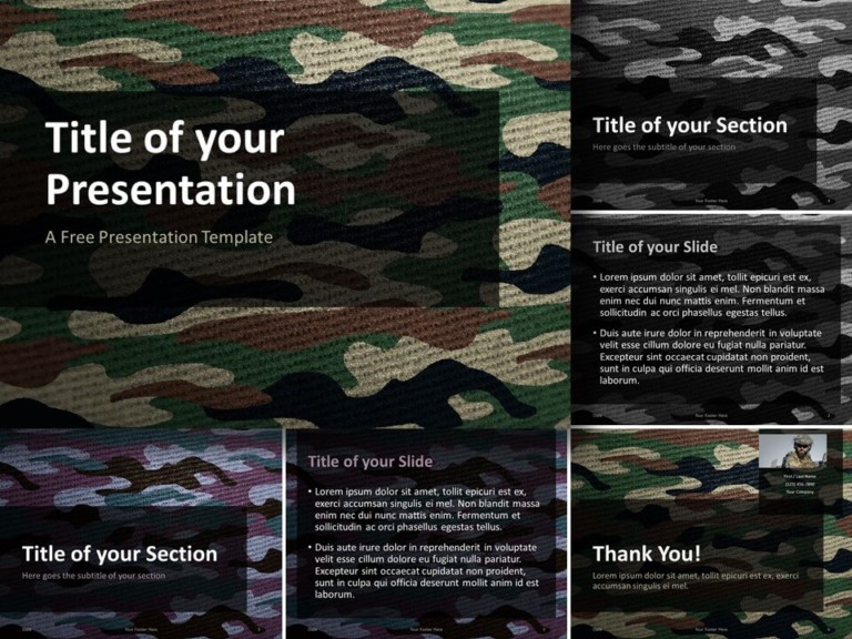 Free CAMO Template for PowerPoint and Google Slides
