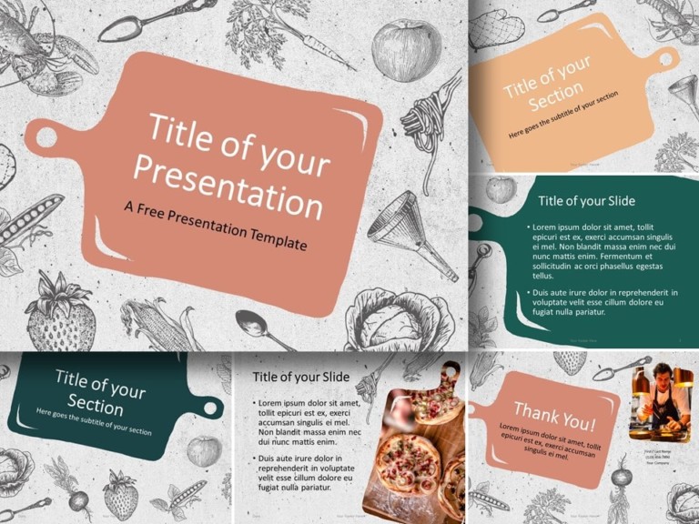 Free Cooking Template for PowerPoint and Google Slides
