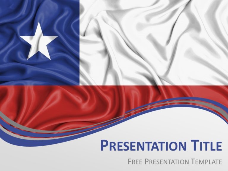 Free Flag of Chile for PowerPoint