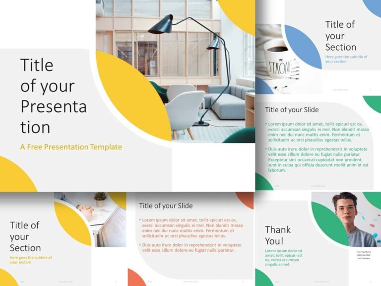 Free Lens Template for PowerPoint and Google Slides