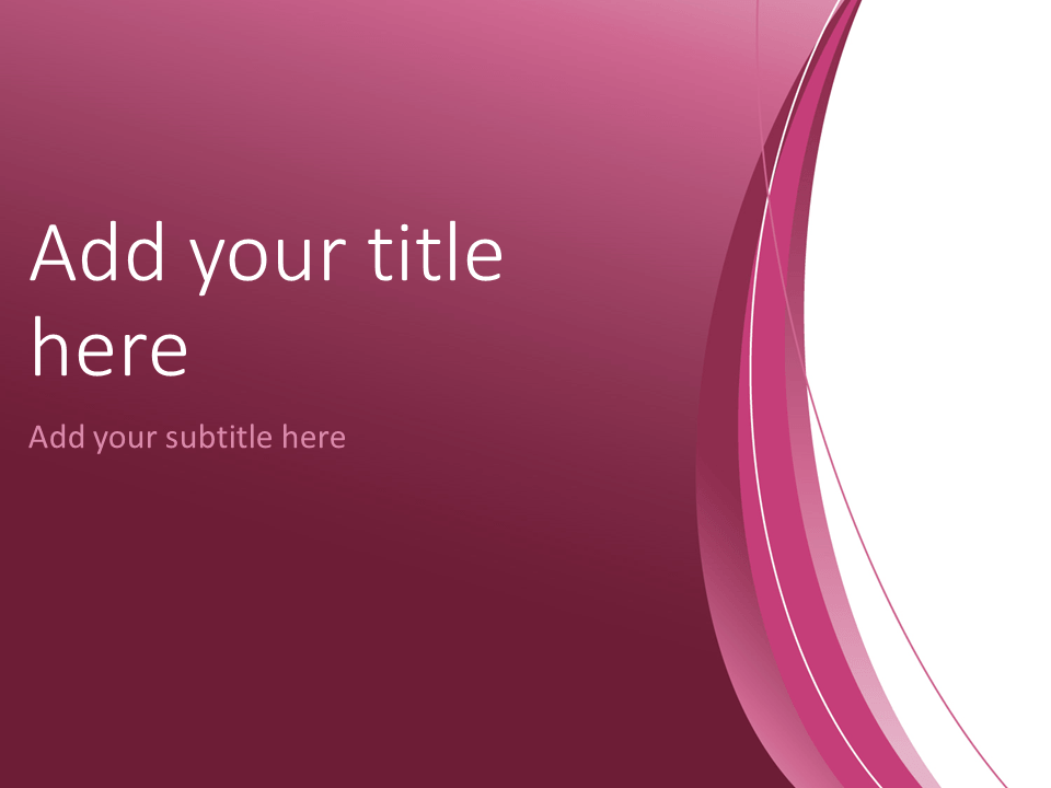 Pink Abstract PowerPoint Template