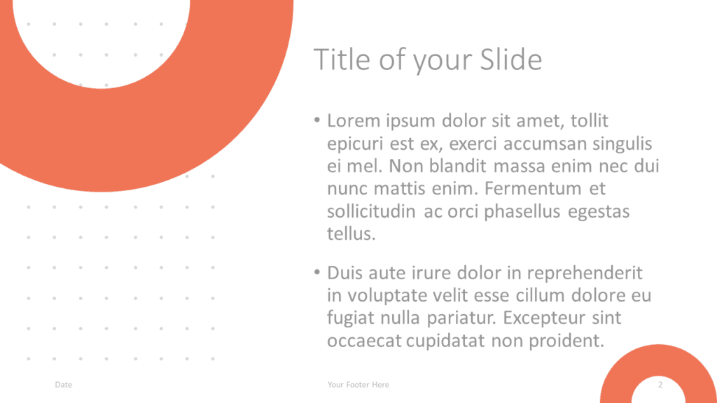 Free Geometry Template for Google Slides – Title and Content Slide (Variant 1)