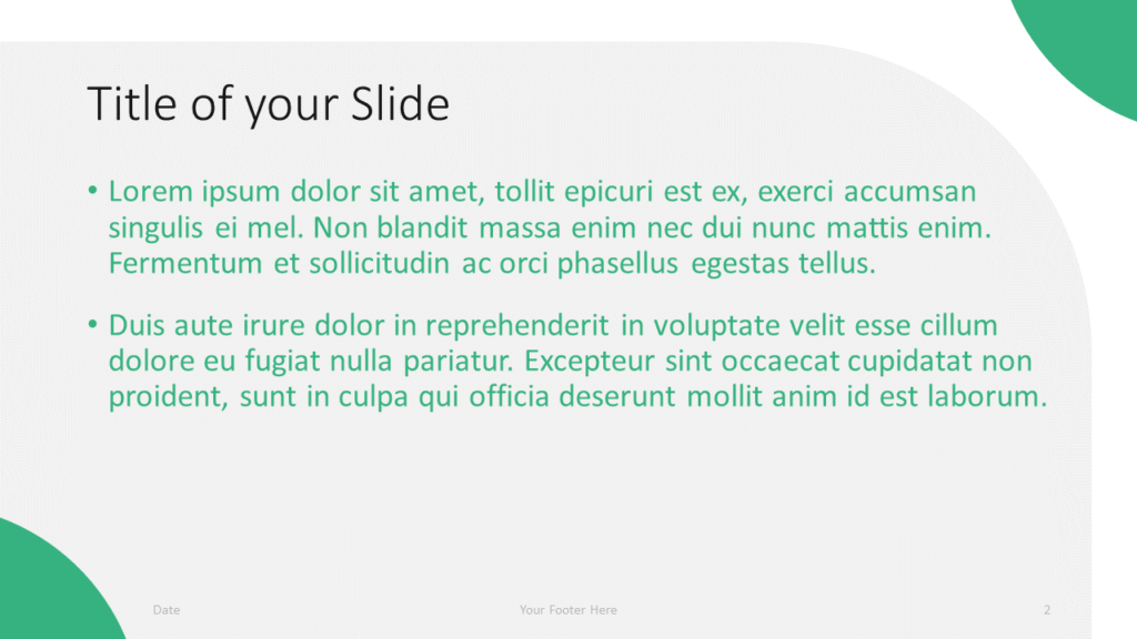 Free Lens Template for Google Slides – Title and Content Slide (Variant 1)