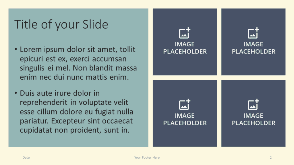 Free Rectangular Harmony Template for Google Slides – Title and Content Slide (Variant 1)