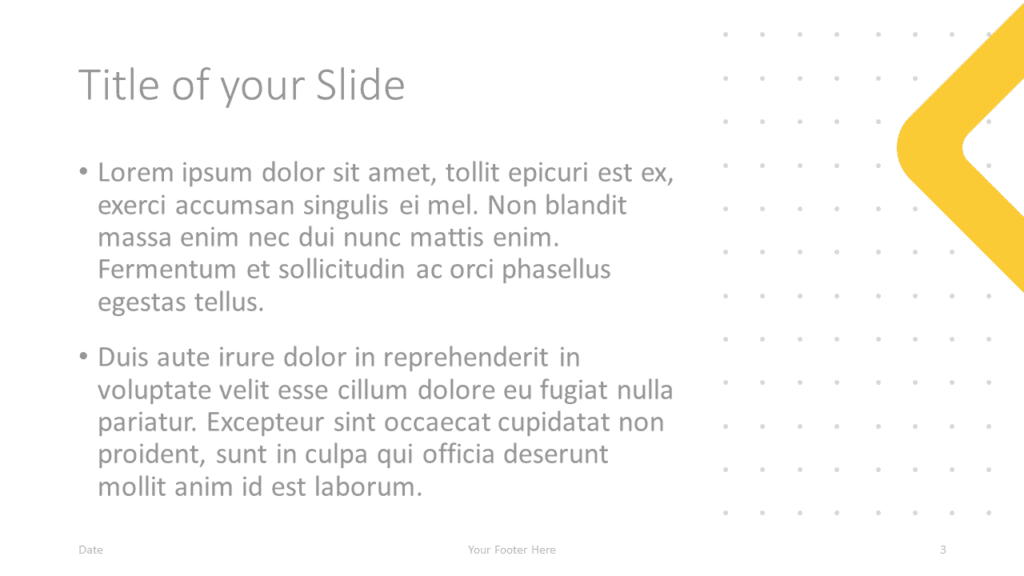 Free Geometry Template for Google Slides – Title and Content Slide (Variant 2)