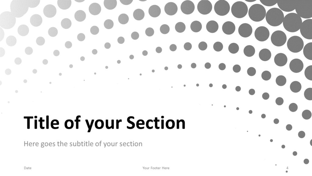 Free Astract Swirl Template for Google Slides – Section Slide (Variant 1)