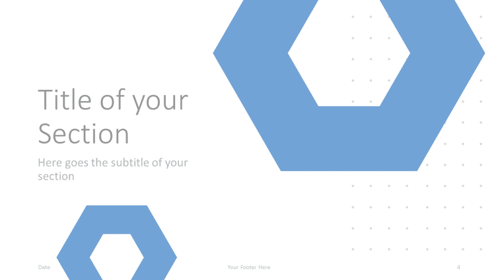 Free Geometry Template for Google Slides – Section Slide (Variant 1)