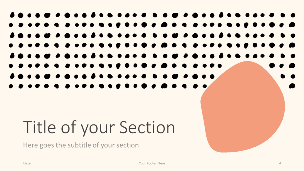 Free Mid-Century Abstract Template for Google Slides – Section Slide (Variant 1)