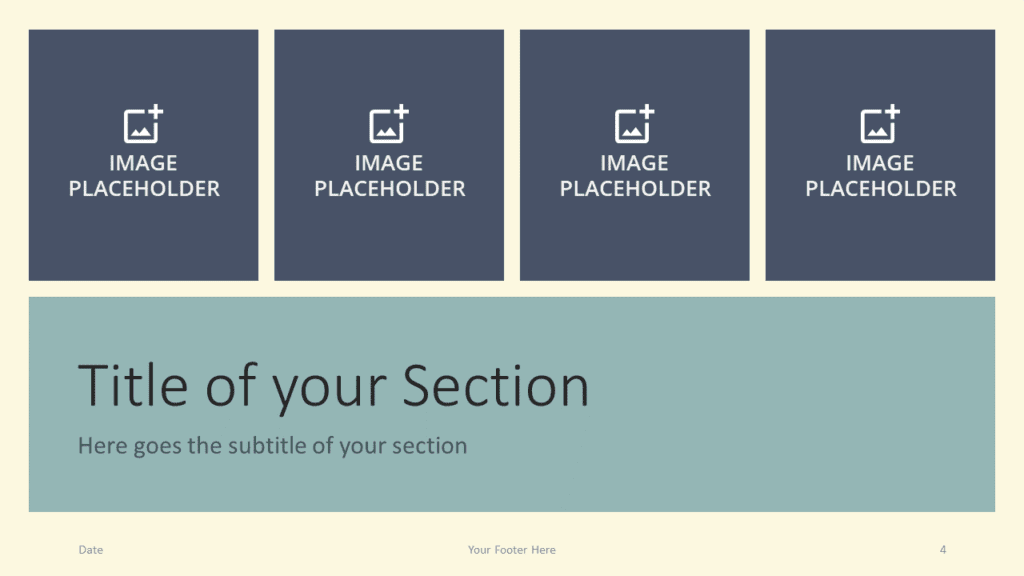 Free Rectangular Harmony Template for Google Slides – Section Slide (Variant 1)