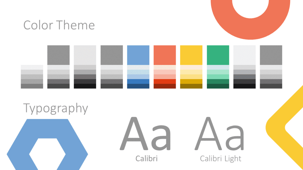 Free Geometry Template for Google Slides – Colors and Fonts