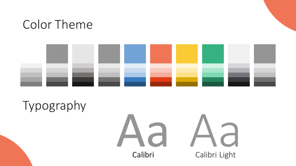 Free Lens Template for Google Slides – Colors and Fonts