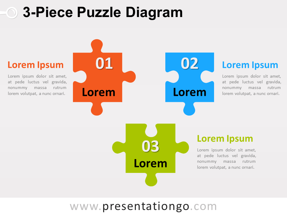 Free 3-Piece Puzzle Diagram