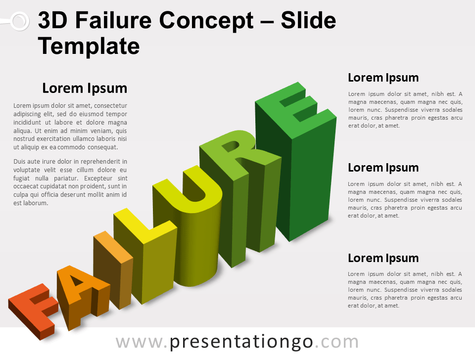 Free 3D Failure for PowerPoint