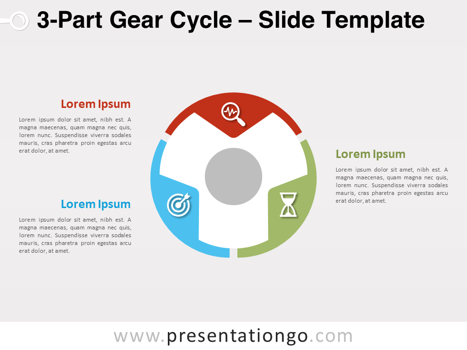 Free 3-Part Gear Cycle for PowerPoint
