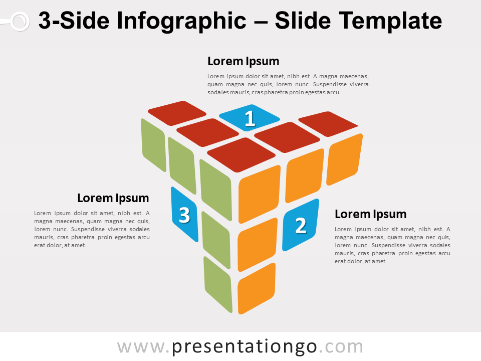 Free 3-Side Infographic for PowerPoint