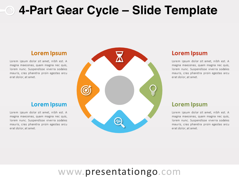 Free 4-Part Gear Cycle for PowerPoint