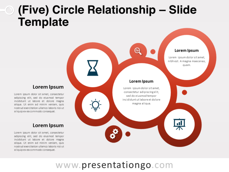Free 5-Circle Relationship for PowerPoint
