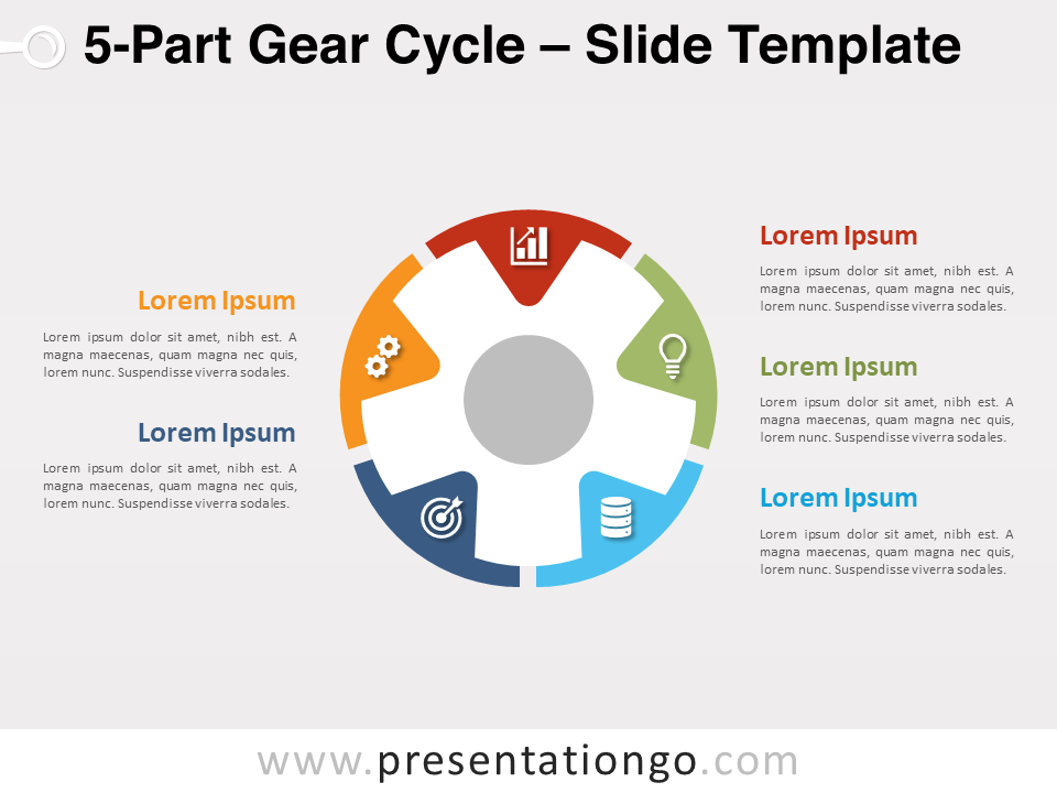 Free 5-Part Gear Cycle for PowerPoint