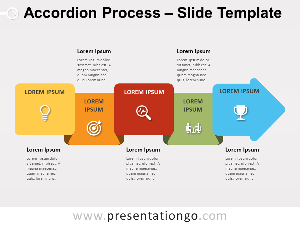Free Accordion Process for PowerPoint