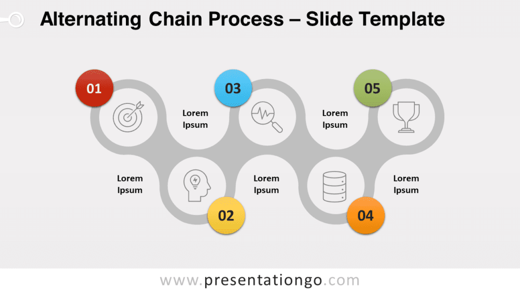Free Alternating Chain Process for PowerPoint and Google Slides