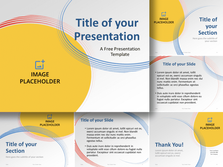 Free Arcs Template for PowerPoint and Google Slides