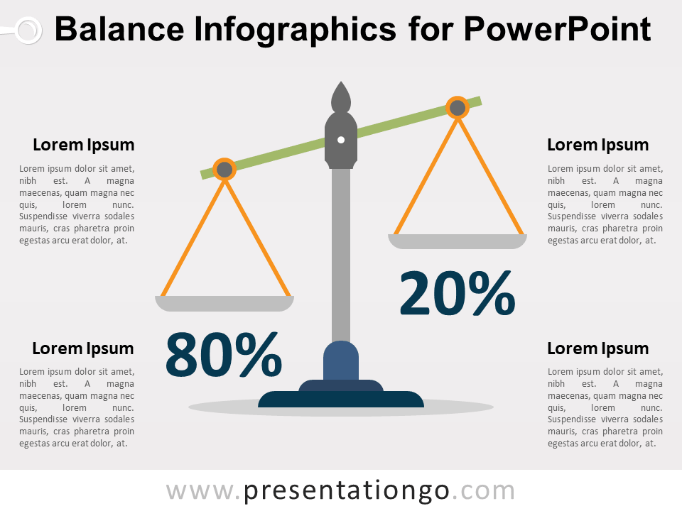 Free Balance Infographics for PowerPoint - Option 2
