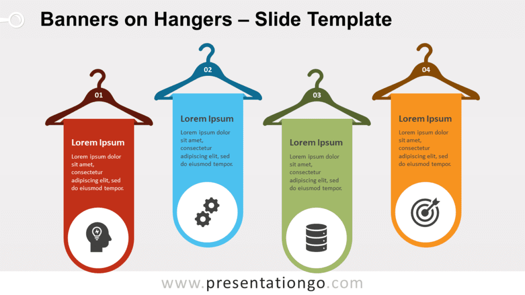 Free Banners on Hangers for PowerPoint and Google Slides