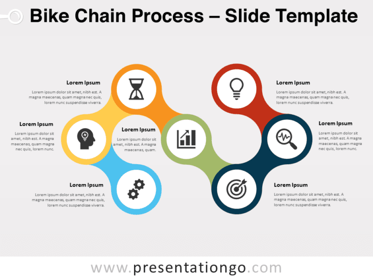 Free Bike Chain Process for PowerPoint