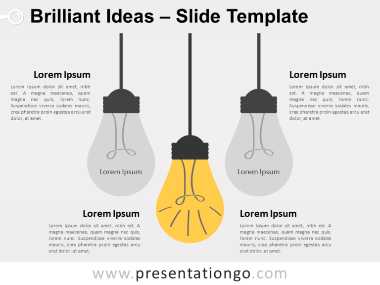 Free Brilliant Ideas Infographic for PowerPoint