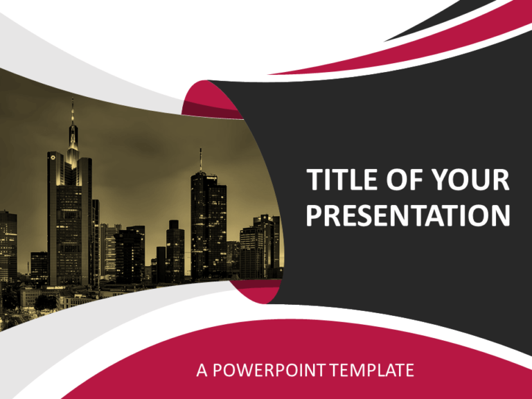 Free Business Template for PowerPoint - Cover