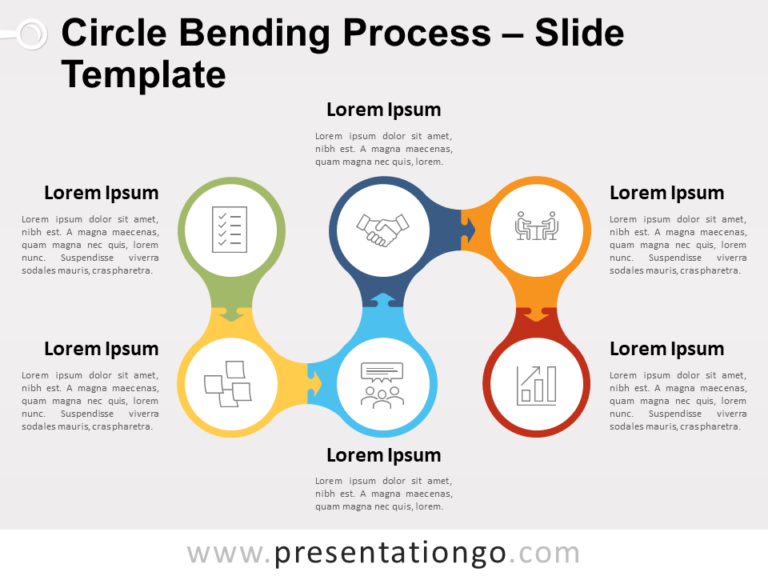 Free Circle Bending Process for PowerPoint