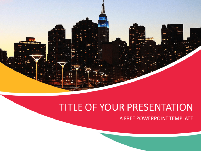 Free City PowerPoint Template