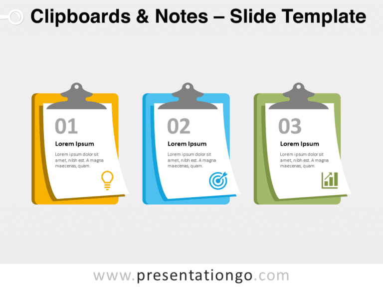 Free Clipboards & Notes for PowerPoint
