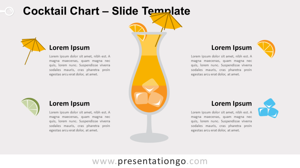 Free Cocktail Chart for PowerPoint and Google Slides