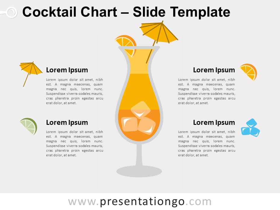 Free Cocktail Chart for PowerPoint