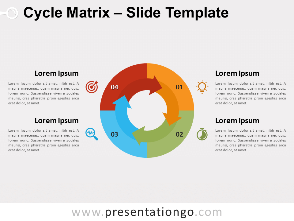 Free Cycle Matrix for PowerPoint