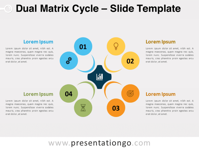 Free Dual Matrix Cycle for PowerPoint