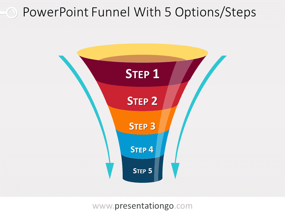 Free editable funnel diagram for PowerPoint