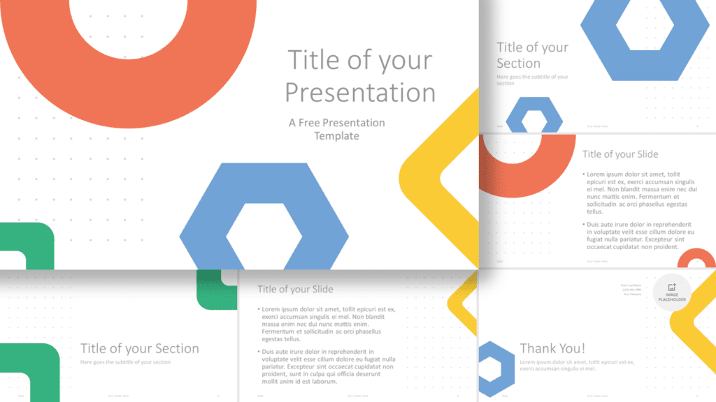 Free Geometry Template for Google Slides and PowerPoint