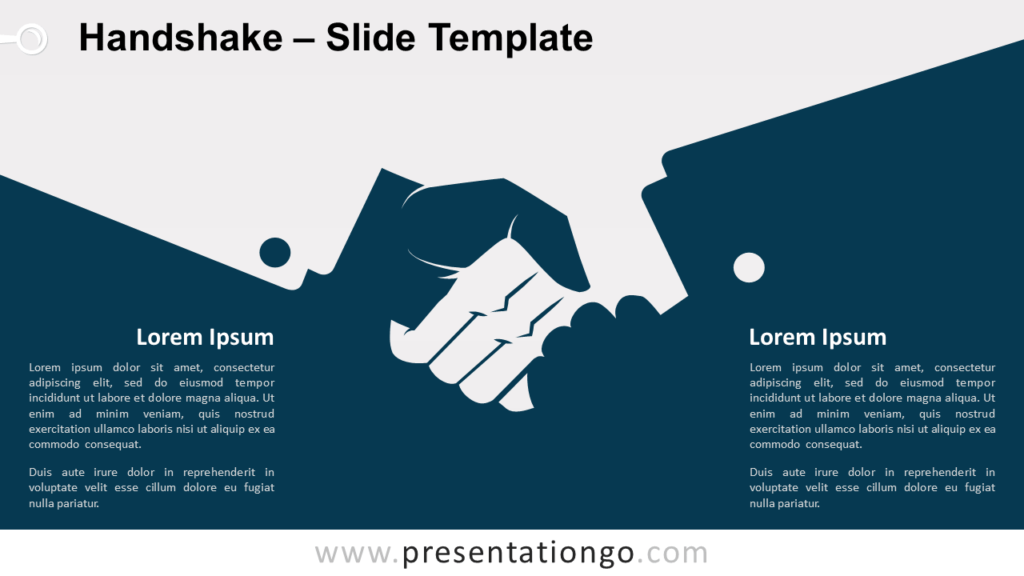 Free Handshake Template for PowerPoint and Google Slides