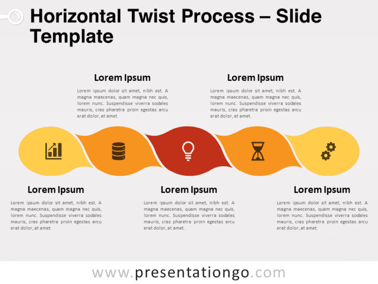 Free Horizontal Twist Process for PowerPoint