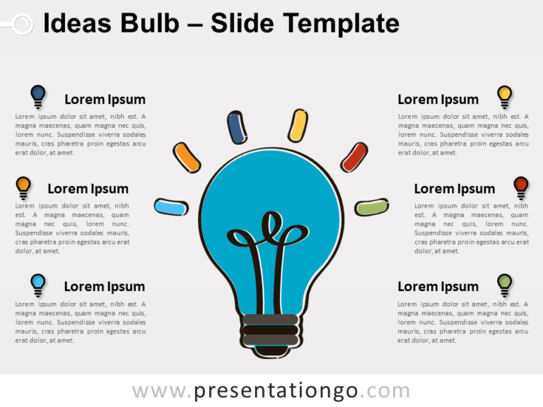 Free Ideas Bulb Slide Template