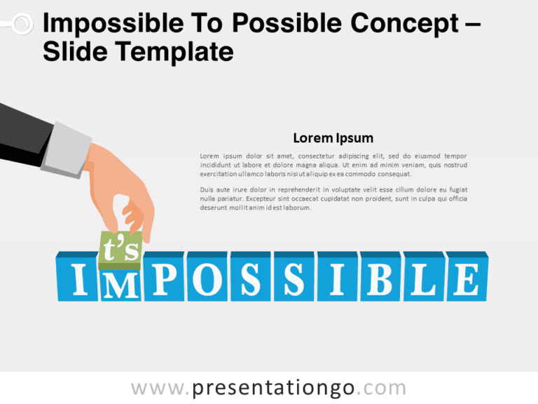 Free Impossible To Possible Concept for PowerPoint