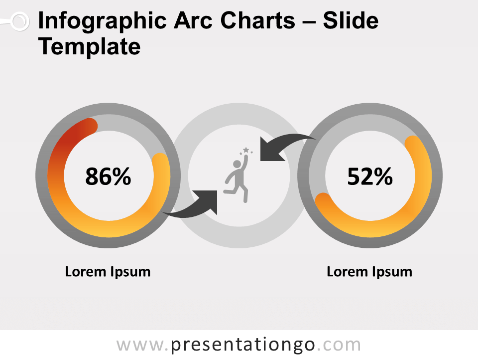 Free Infographic Arc Charts for PowerPoint