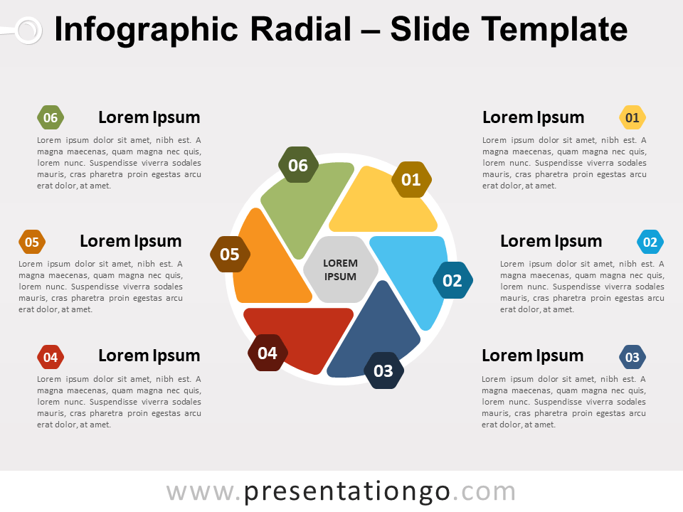 Free Infographic Radial for PowerPoint