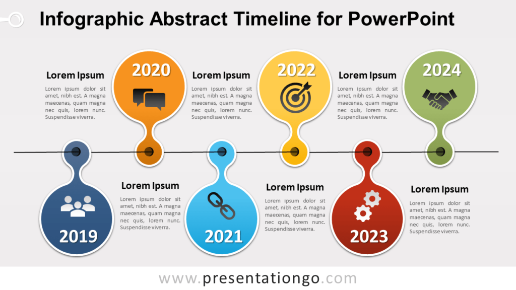 Free Infographic Timeline for PowerPoint