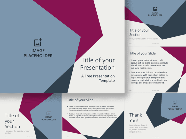 Free Irregular Polygons Template for PowerPoint and Google Slides